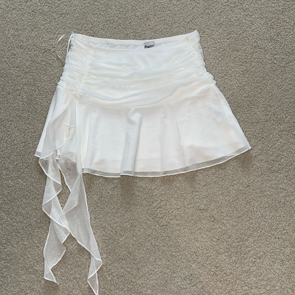 Princess Polly White Mini Skirt